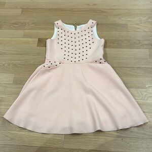 Zoe Pink studded swing dress